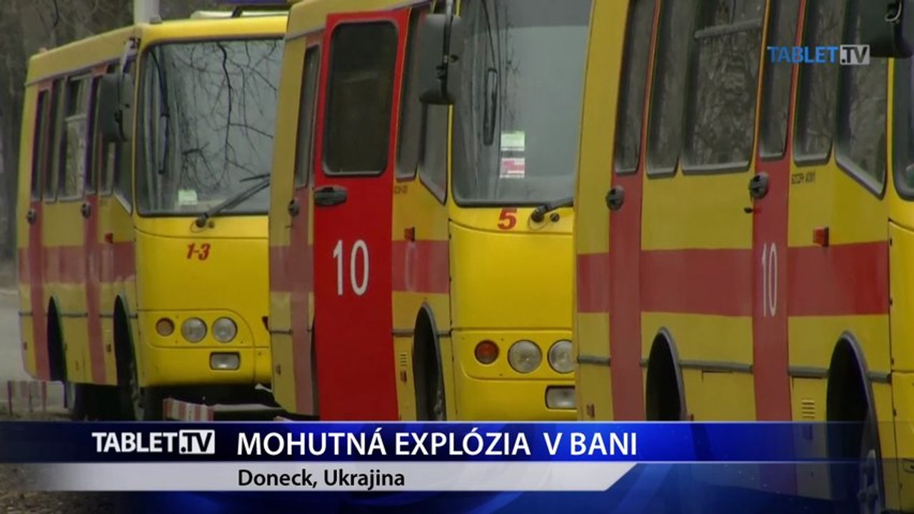 Po výbuchu v bani v Donecku je 32 nezvestných a jedna obeť 