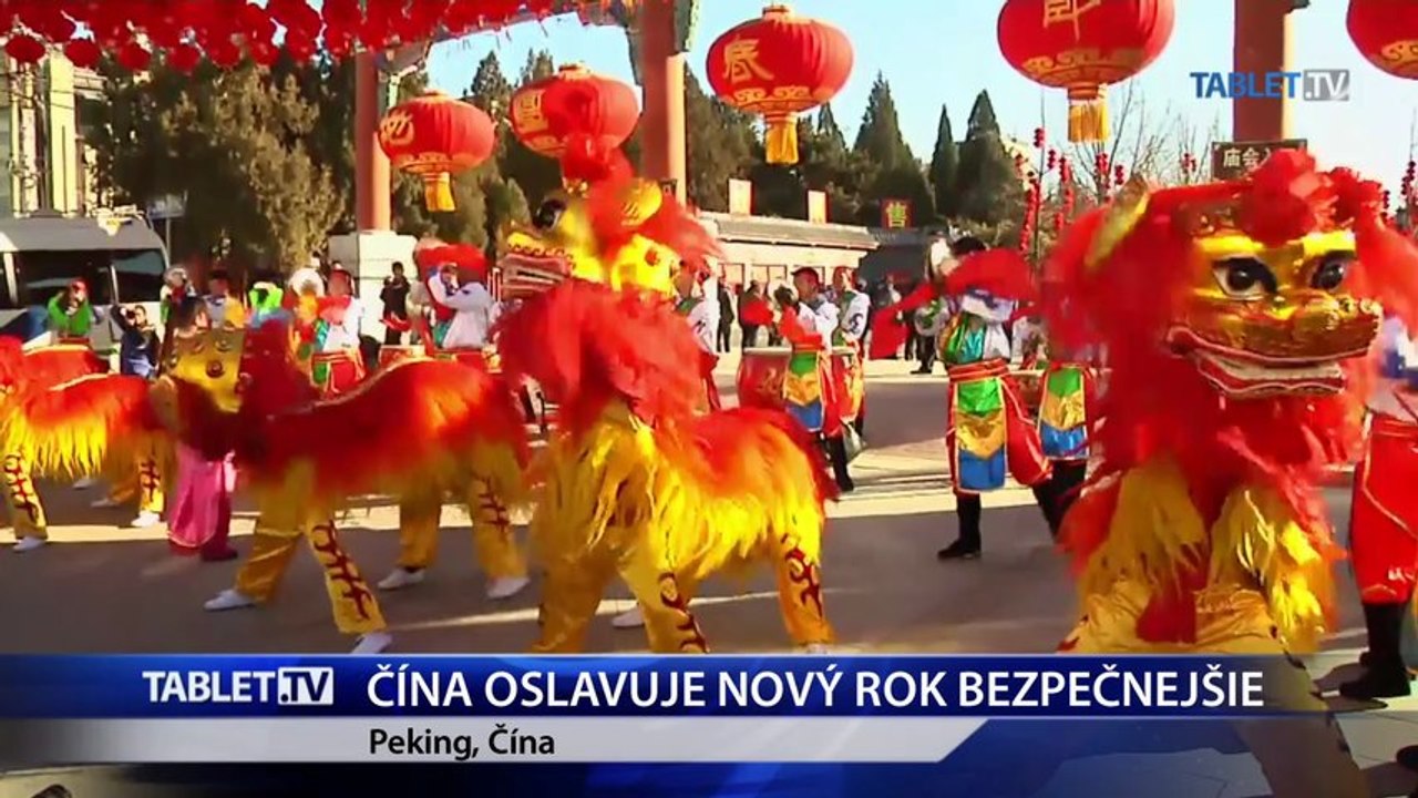Čína oslavuje Nový rok, sprísnili bezpečnostné opatrenia