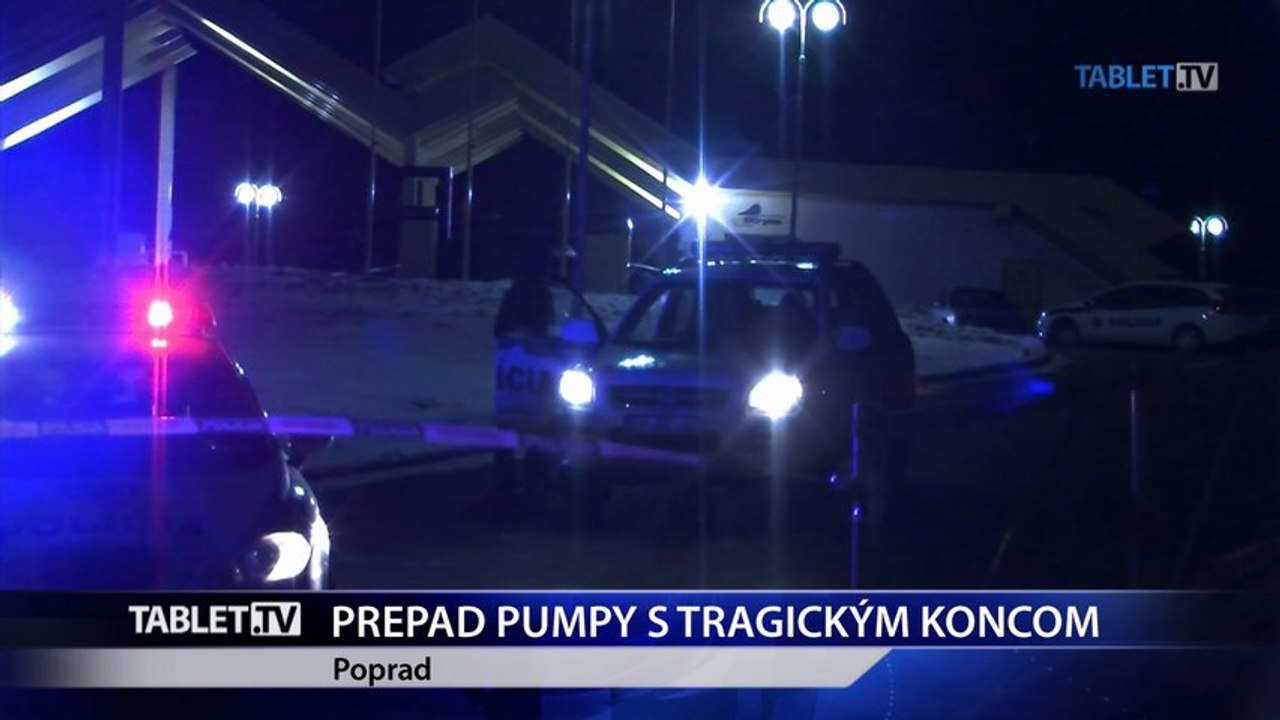 Zamestnanec pumpy zomrel po lúpežnom prepadnutí 