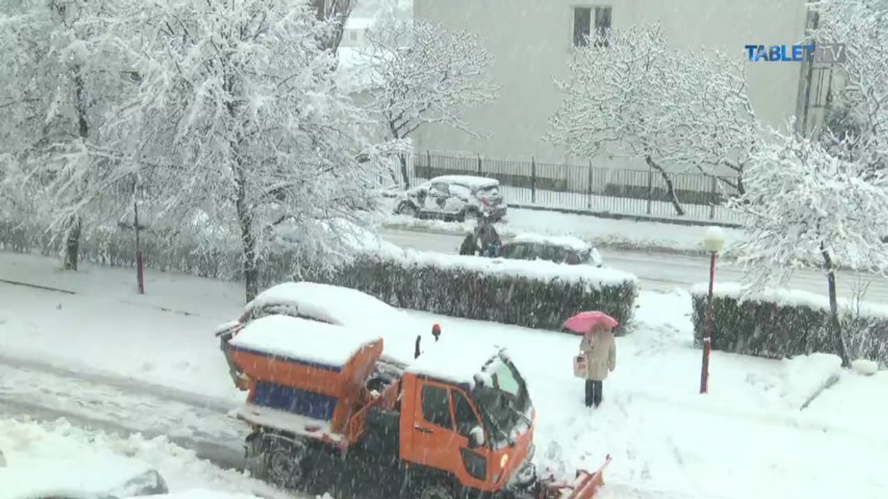 ZÁZNAM: Počasie v Bratislave sa zbláznilo, pozrite sa na tie obrovské vločky