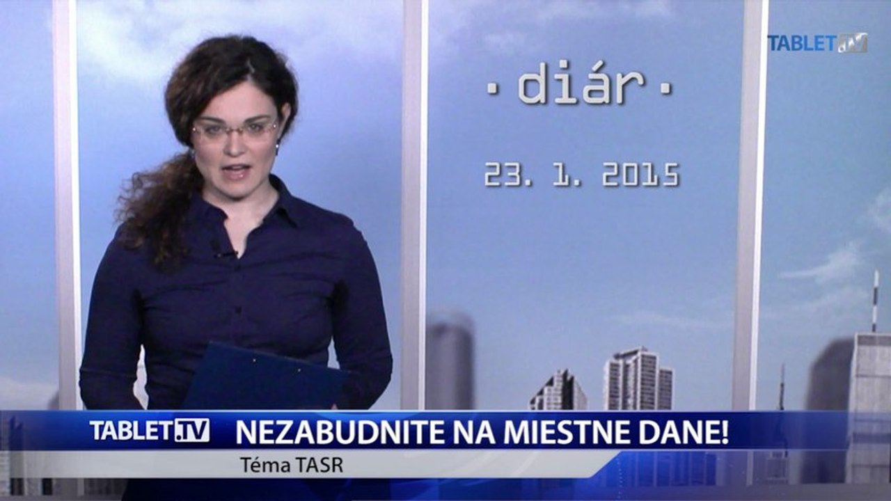 Nezabudnite na miestne dane, čas sa kráti