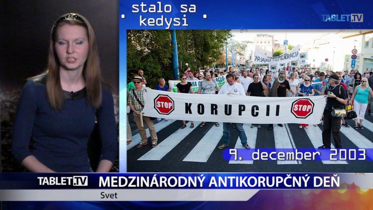 9. december je Medzinárodným antikorupčným dňom