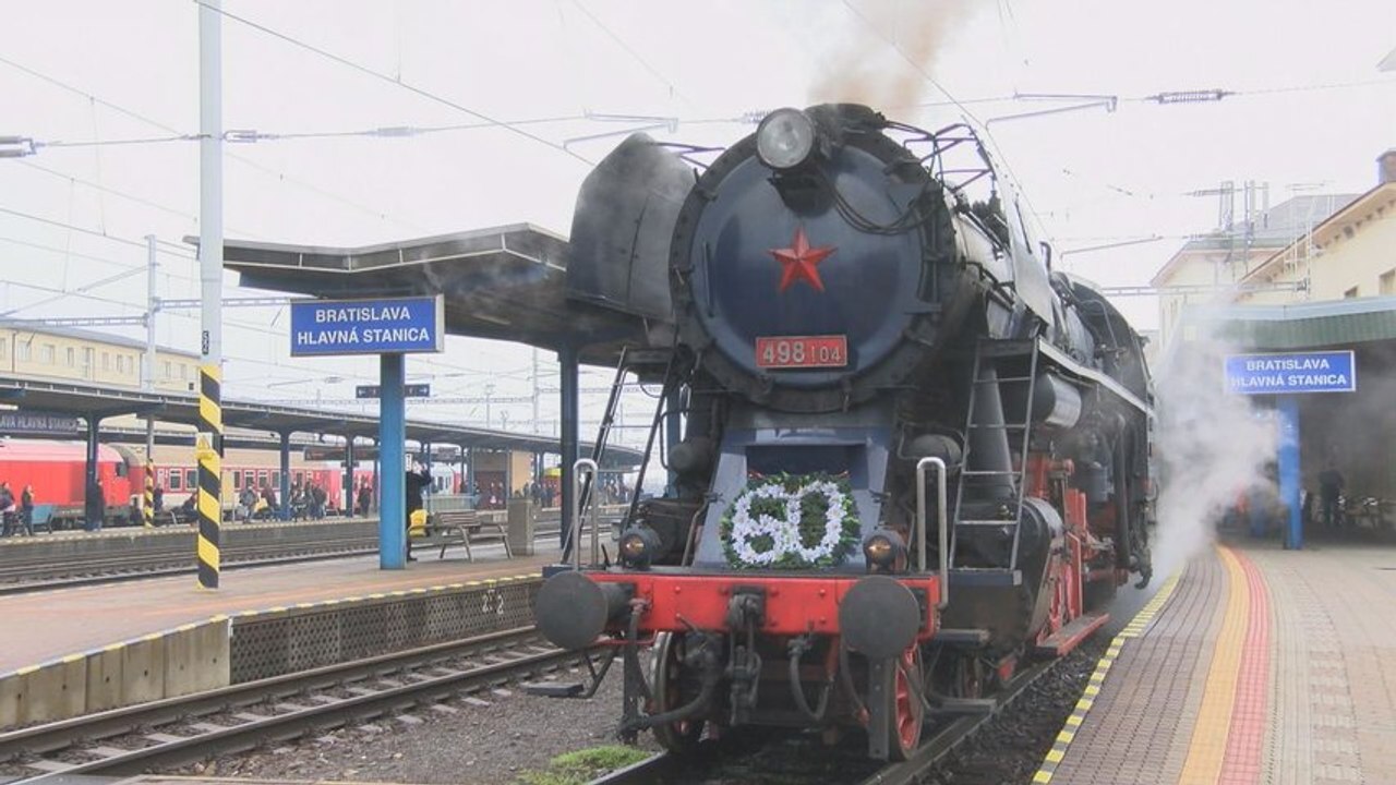 Parná lokomotíva Albatros oslavuje 60. výročie