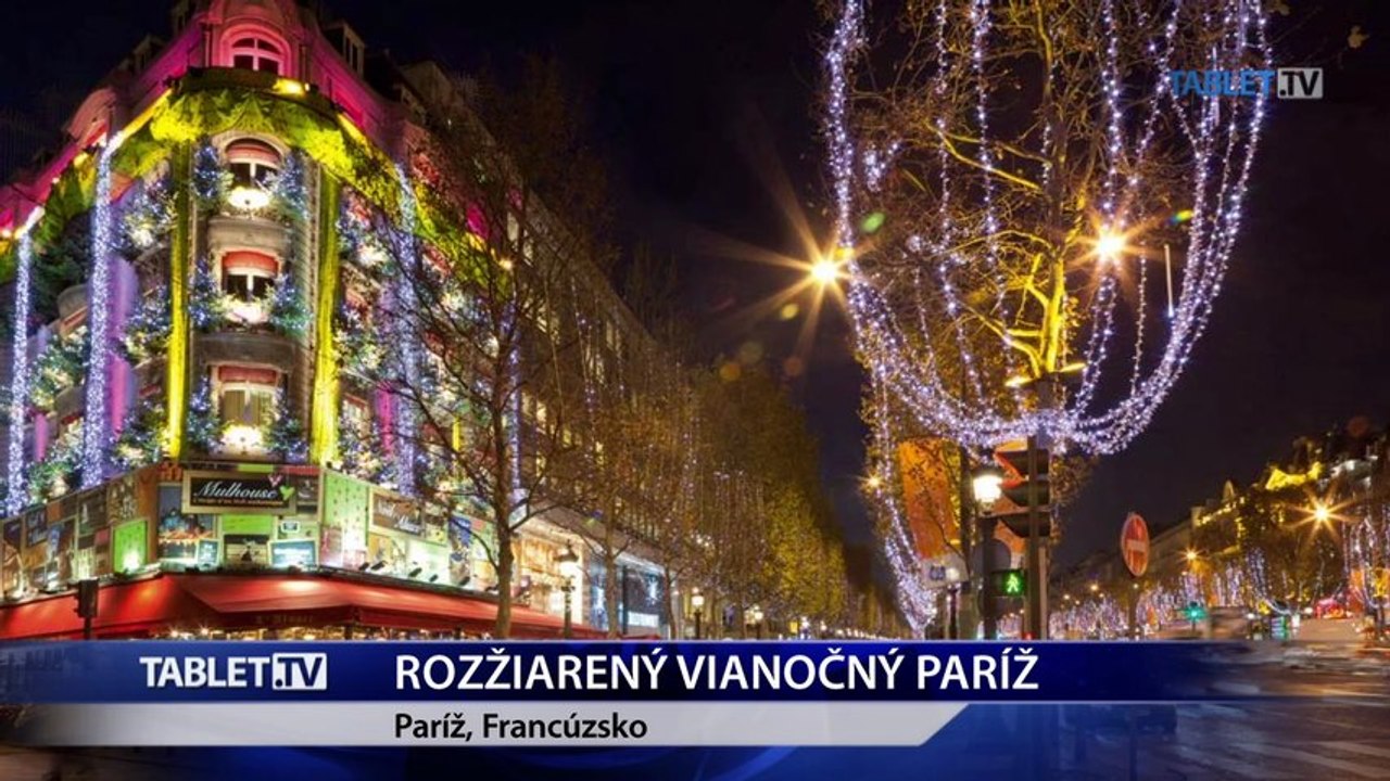 Vianočný Paríž rozžiarili tisíce svetiel