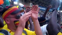 Whistling, Dancing, Drumming, and the Vuvuzela - Uganda vs. Angola football match