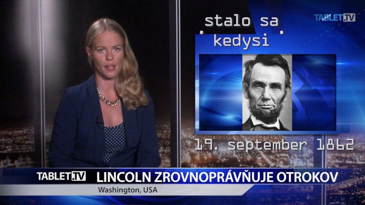 Pred 152 rokmi Lincoln predbežne vyhlásil zrovnoprávnenie otrokov