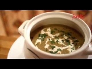 شوربة الكوسى والمشروم بالكريمة - مطبخ منال العالم