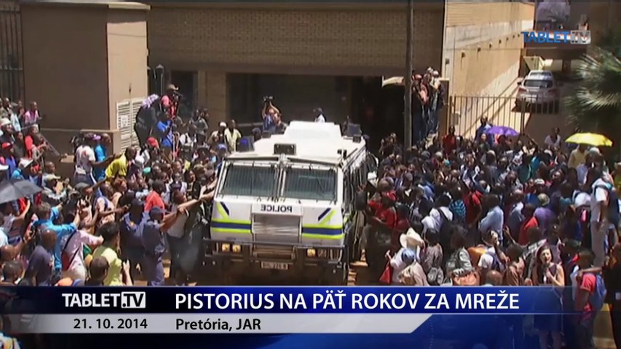 PISTORIUS NA PAT ROKOV ZA MREŽE 21.10.2014