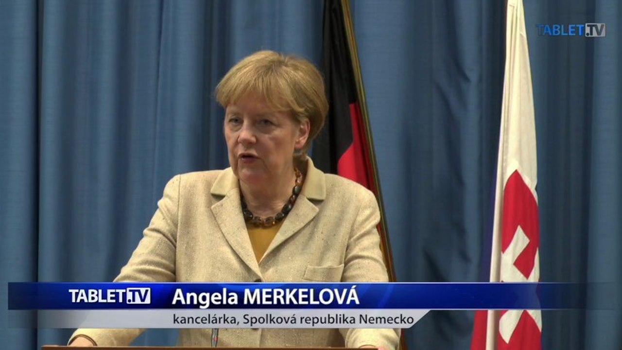 ZÁZNAM: Angela Merkelová po rokovaní s Robertom Ficom 