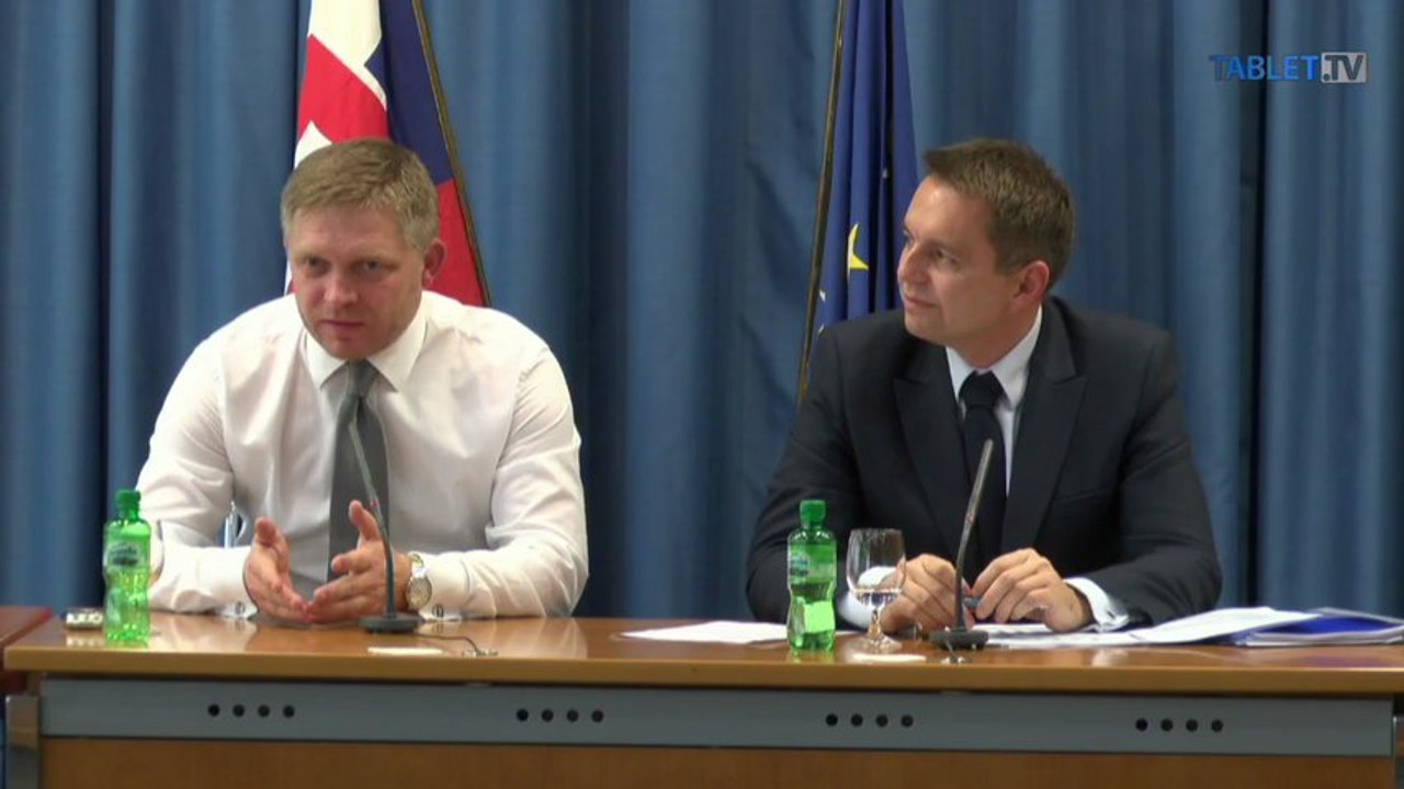 ZÁZNAM: Tlačová konferencia po skončení rokovania Vlády SR