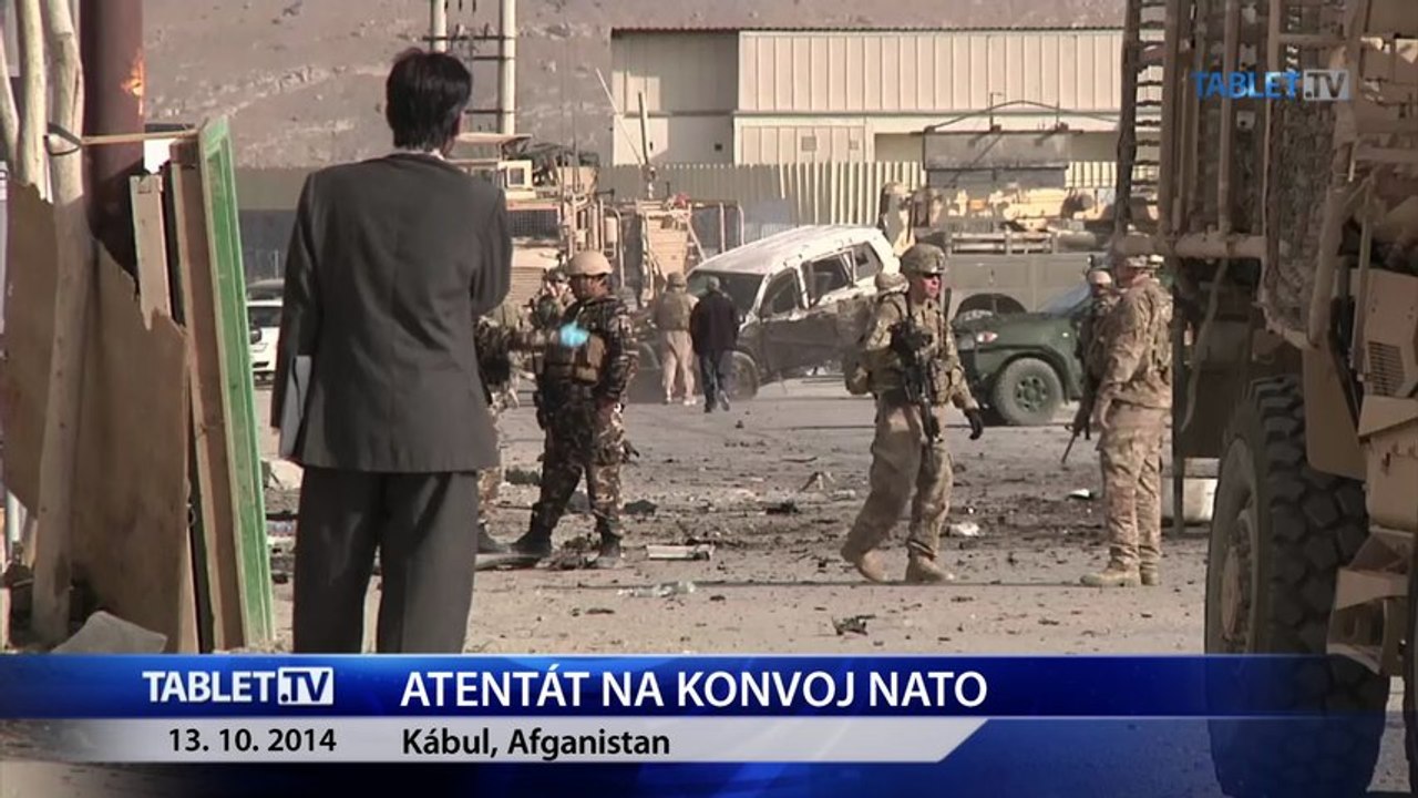 Pri atentáte na konvoj NATO zomrel civilista