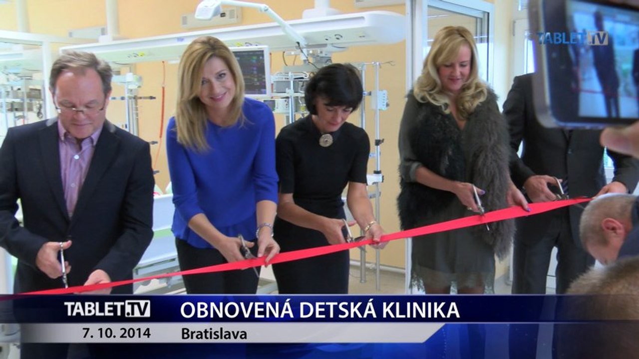 Detská nemocnica v Bratislave vynovila kliniku anesteziológie 