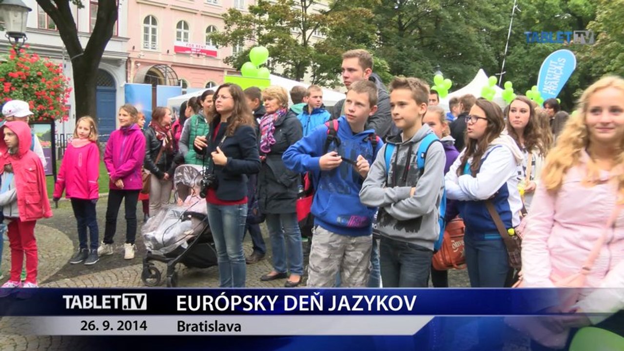 Novinkou Európskeho dňa jazykov bola súťaž v preklade a speve pesničky