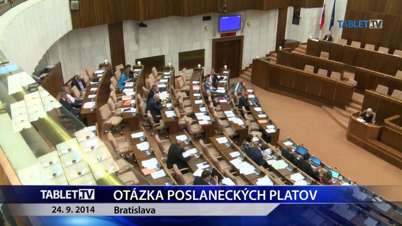 Návrh o jednom plnom plate poslancov prerokujú po komunálnych voľbách
