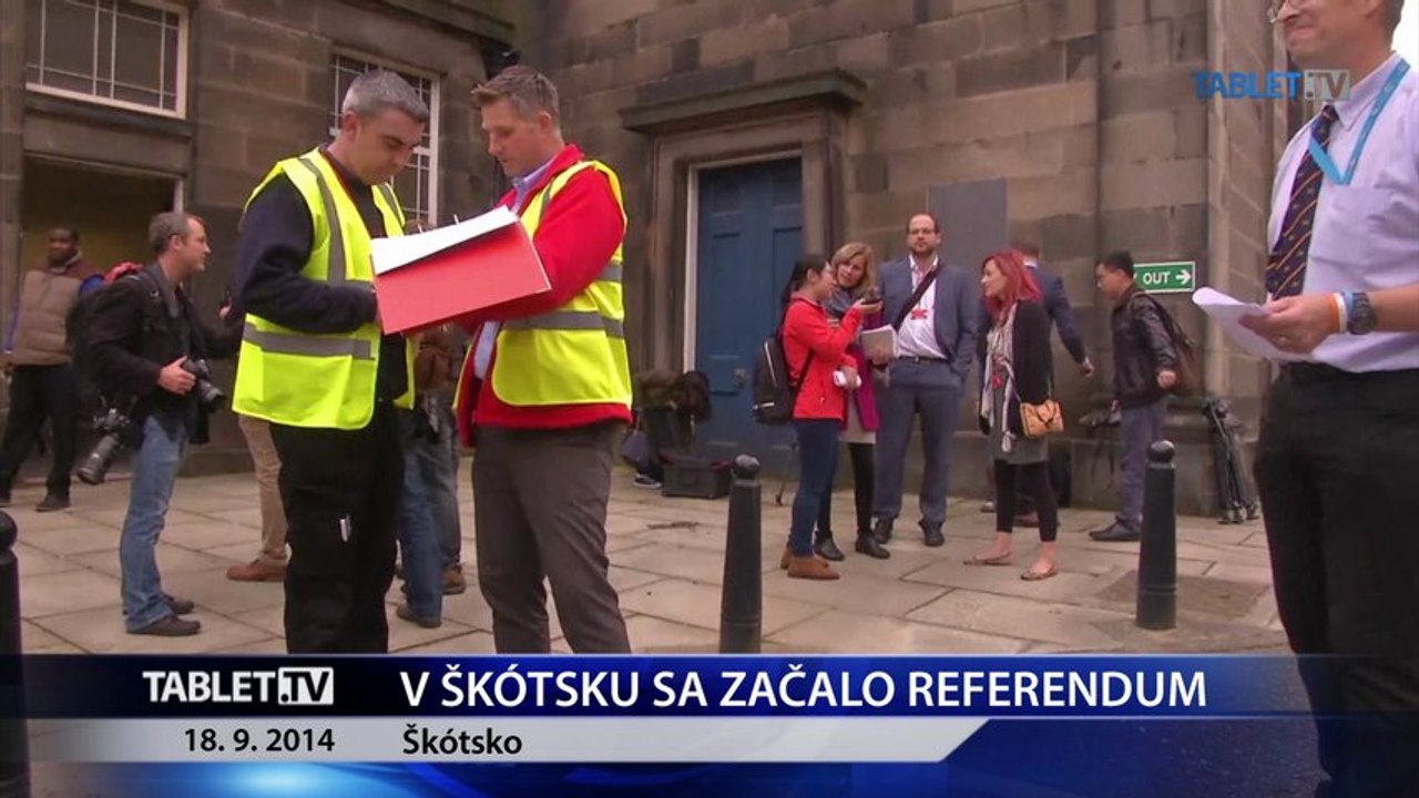 Škóti hlasujú o nezávislosti
