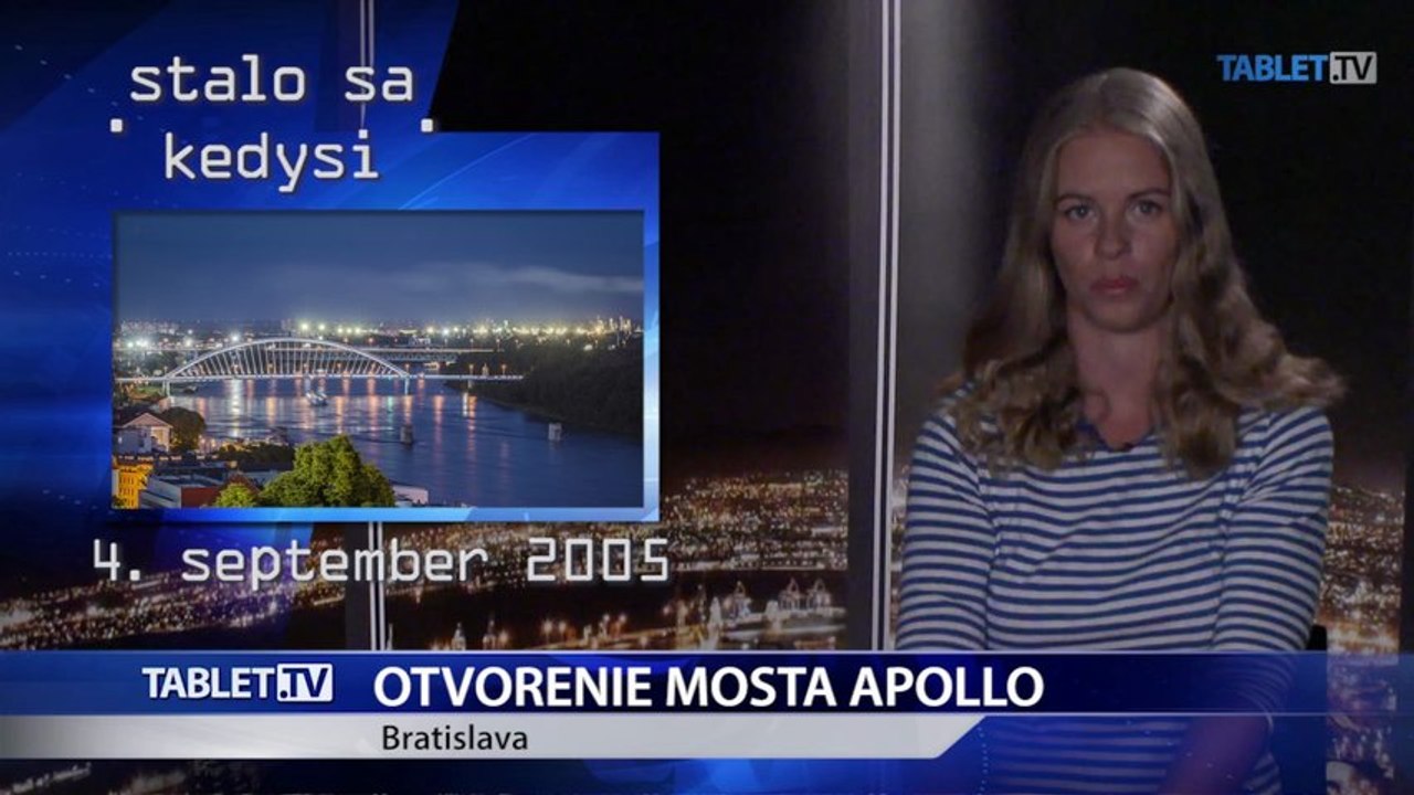 Bratislavský most Apollo má 9 rokov