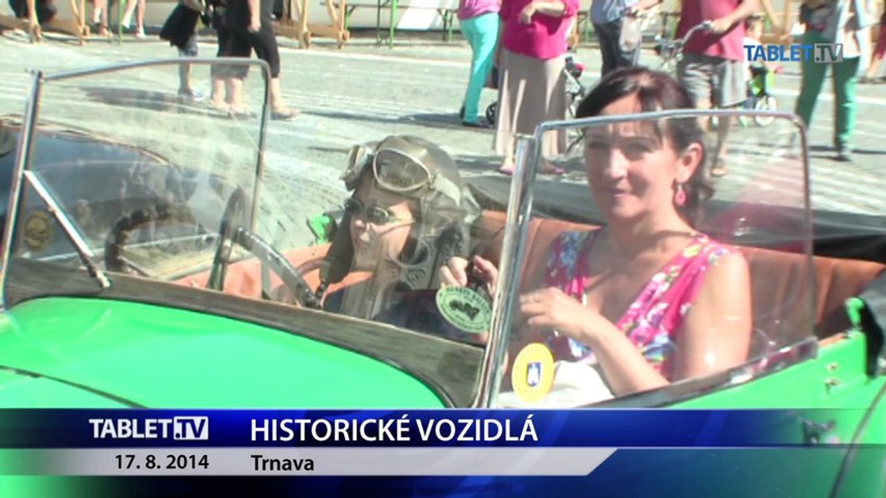 Trnavou sa preháňali historické vozidlá