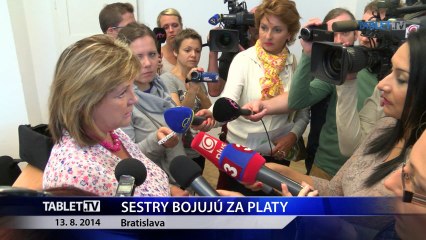 SESTRY BOJUJU ZA PLATY 13.8.2014