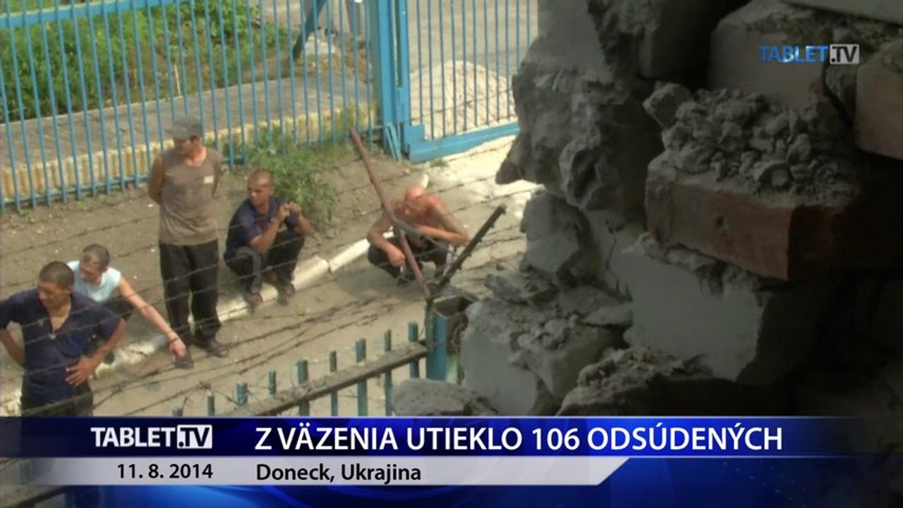 Z väznice v Donecku utieklo vyše 100 väzňov, budovu zasiahol granát