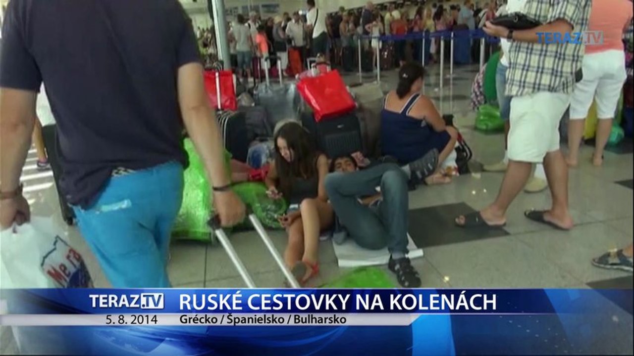 Sankcie zasiahli ruské cestovky, v zahraničí ostali tisíce Rusov