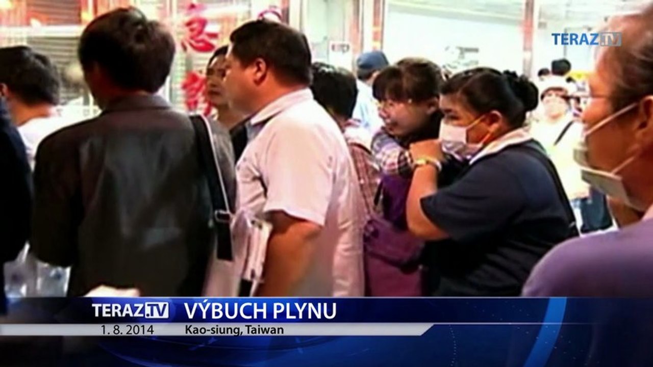 V Taiwane vybuchol plyn, zahynulo najmenej 24 ľudí
