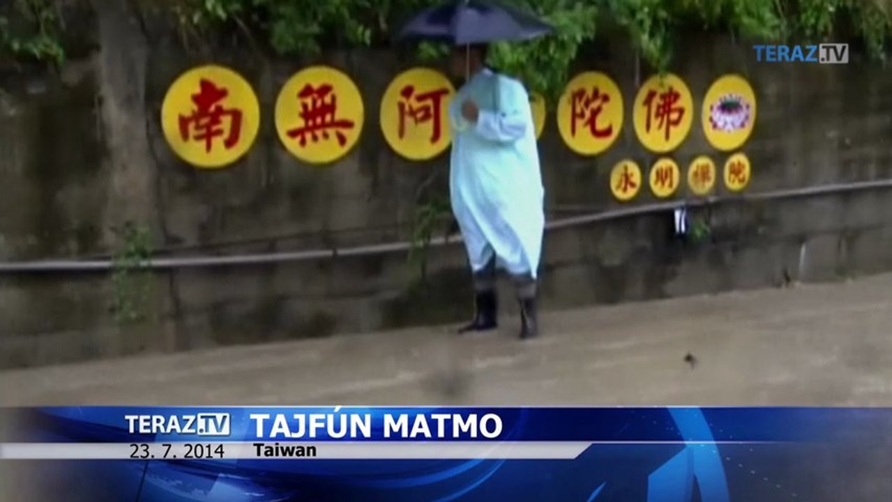 TAJFÚN MATMO 23.7.2014