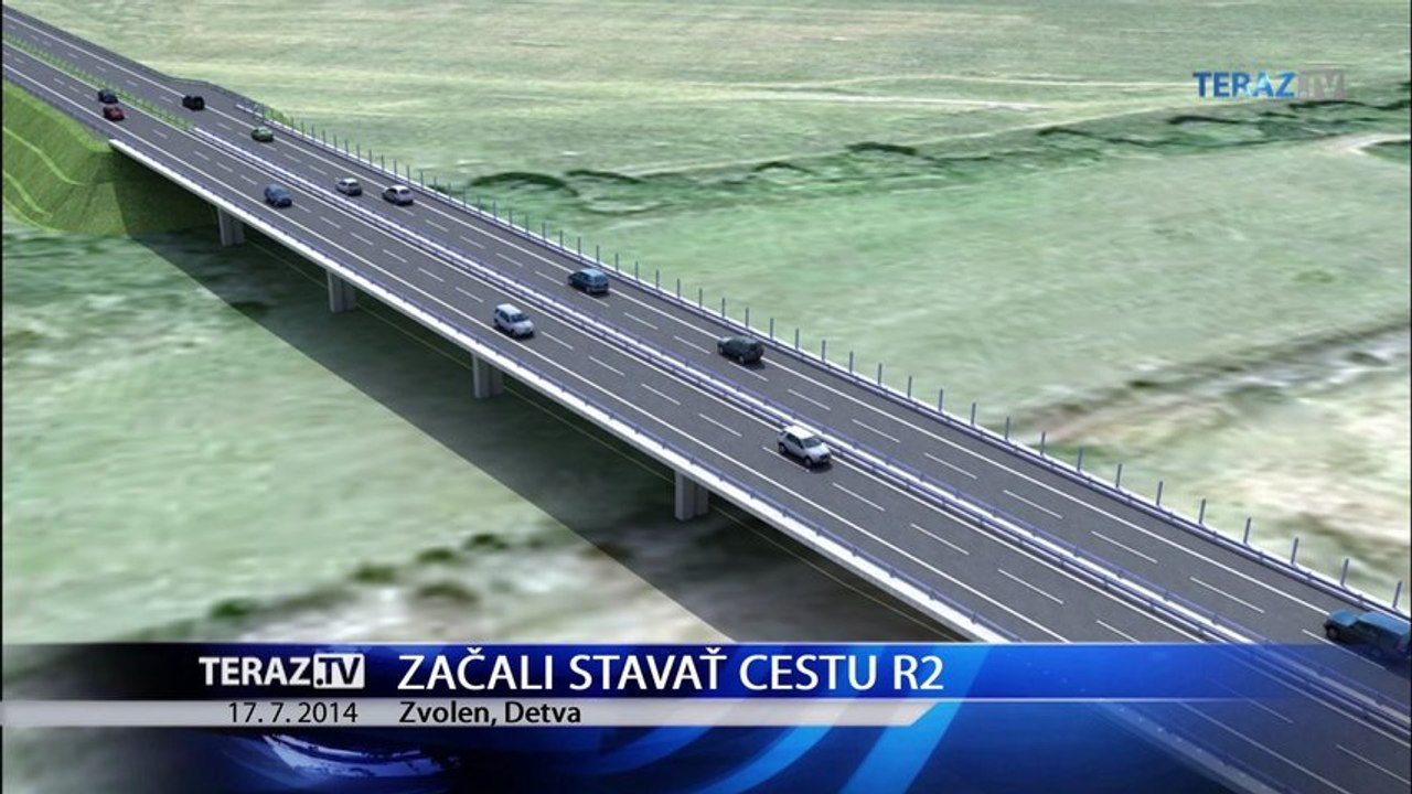 Začali stavať cestu R2