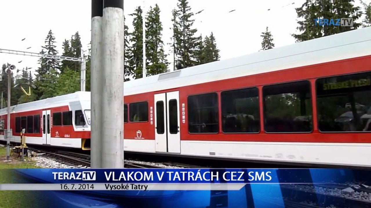 Vo Vysokých Tatrách si môžu ľudia už kúpiť na vlak aj SMS lístok