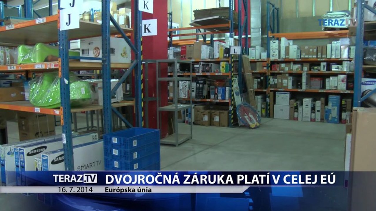 Dvojročná záruka platí v ktoromkoľvek štáte EÚ 