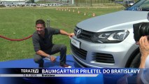 BAUMGARTNER PRILETEL DO BRATISLAVY 14.7.2014