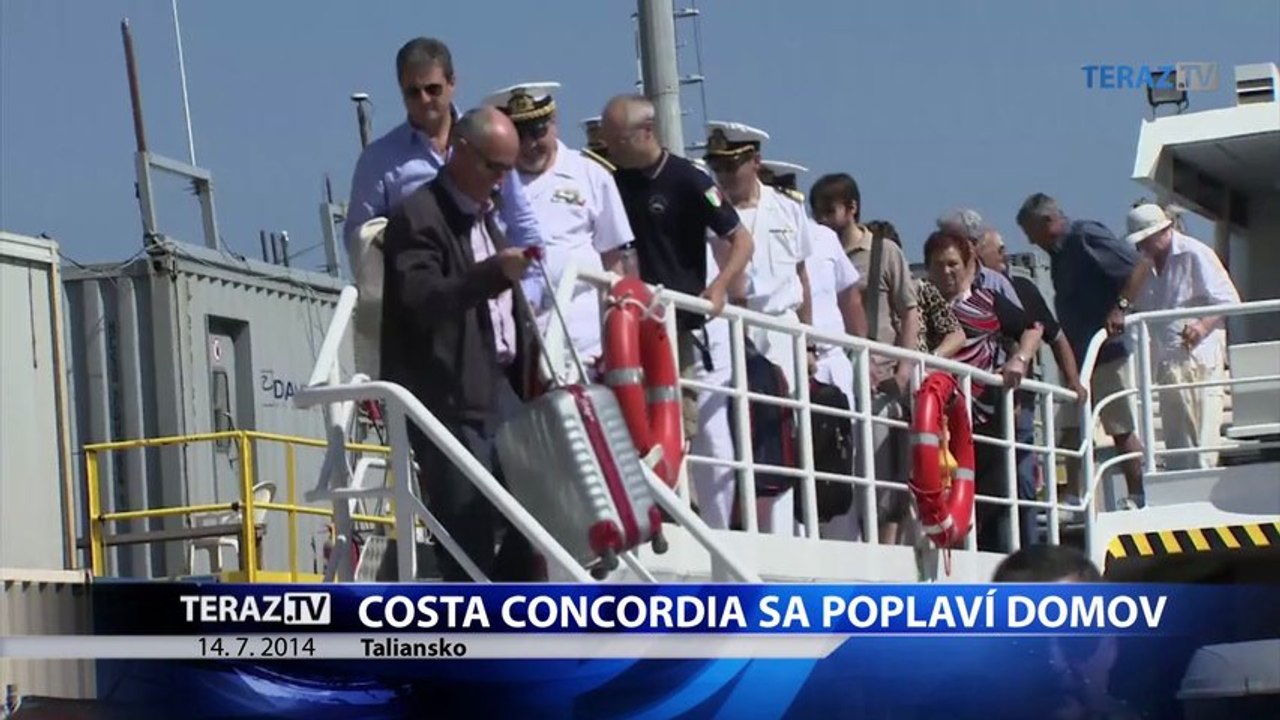 Vrak výletnej lode Costa Concordia už pláva na hladine