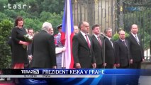 PREZIDENT KISKA V PRAHE 9. 7. 2014