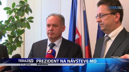 PREZIDENT NA NÁVŠTEVE MO 7.7. 2014