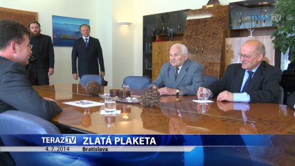 ZLATÁ PLAKETA 4.7. 2014