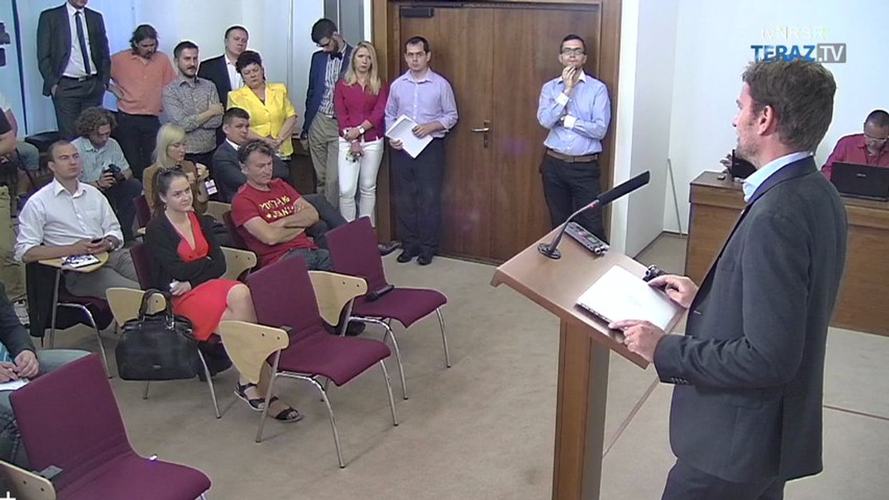 Záznam tlačovej konferencie Igora Matoviča
