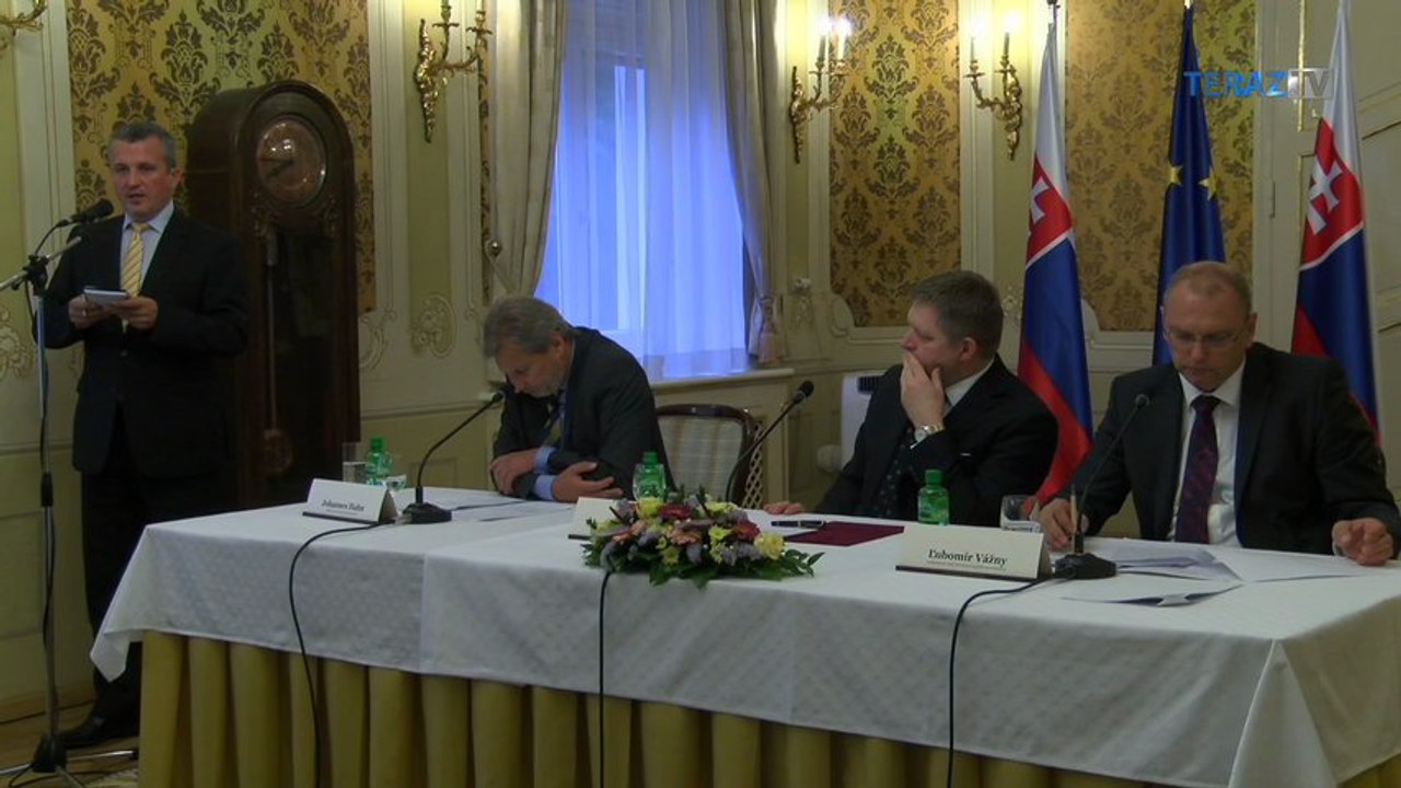 Záznam z tlačovej konferencie z Úradu vlády SR