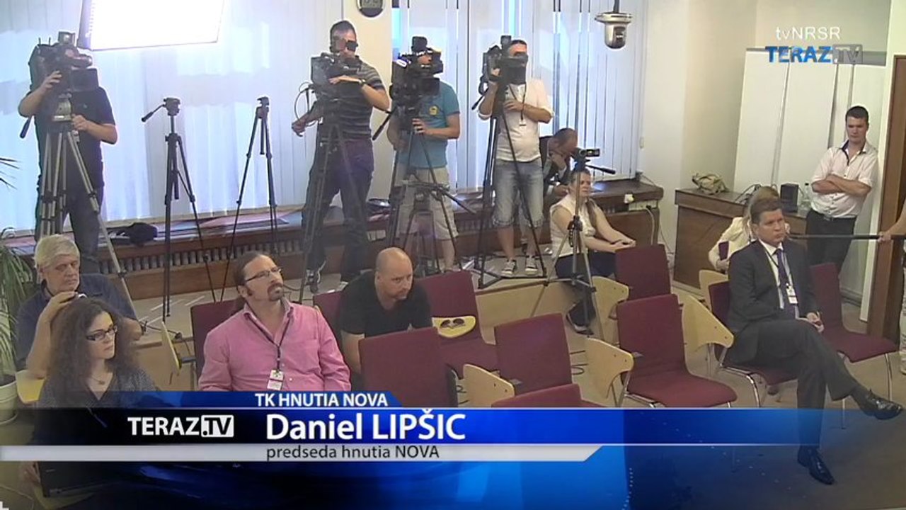 Záznam tlačovej konferencie hnutia NOVA