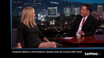 Charlize Theron confie avoir invité Barack Obama dans un club de strip-tease