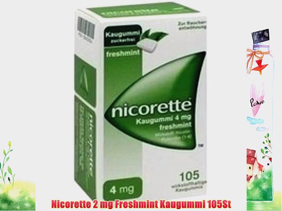 Nicorette 2 mg Freshmint Kaugummi 105St