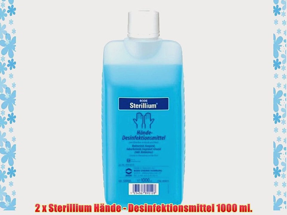 2 x Sterillium H?nde - Desinfektionsmittel 1000 ml.