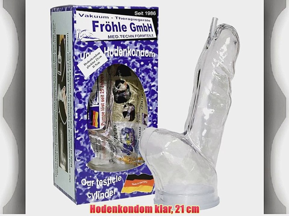 Hodenkondom klar 21 cm