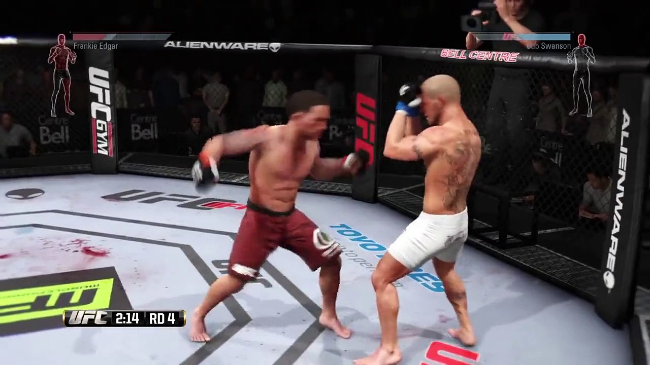 ᴴᴰ Frankie Edgar vs. Cub Swanson Knockout _ EA SPORTS™ UFC® (720p)