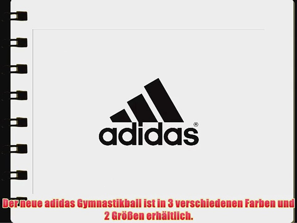 adidas Uni Gymnastikball 75cm schwarz 75 cm ADBL-12247