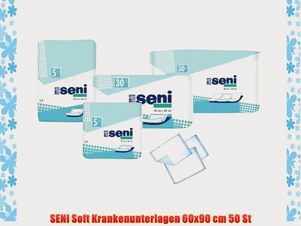 SENI Soft Krankenunterlagen 60x90 cm 50 St