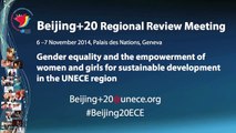 The Executive Secretary of UNECE opens the Beijing 20 Regional Review Meeting