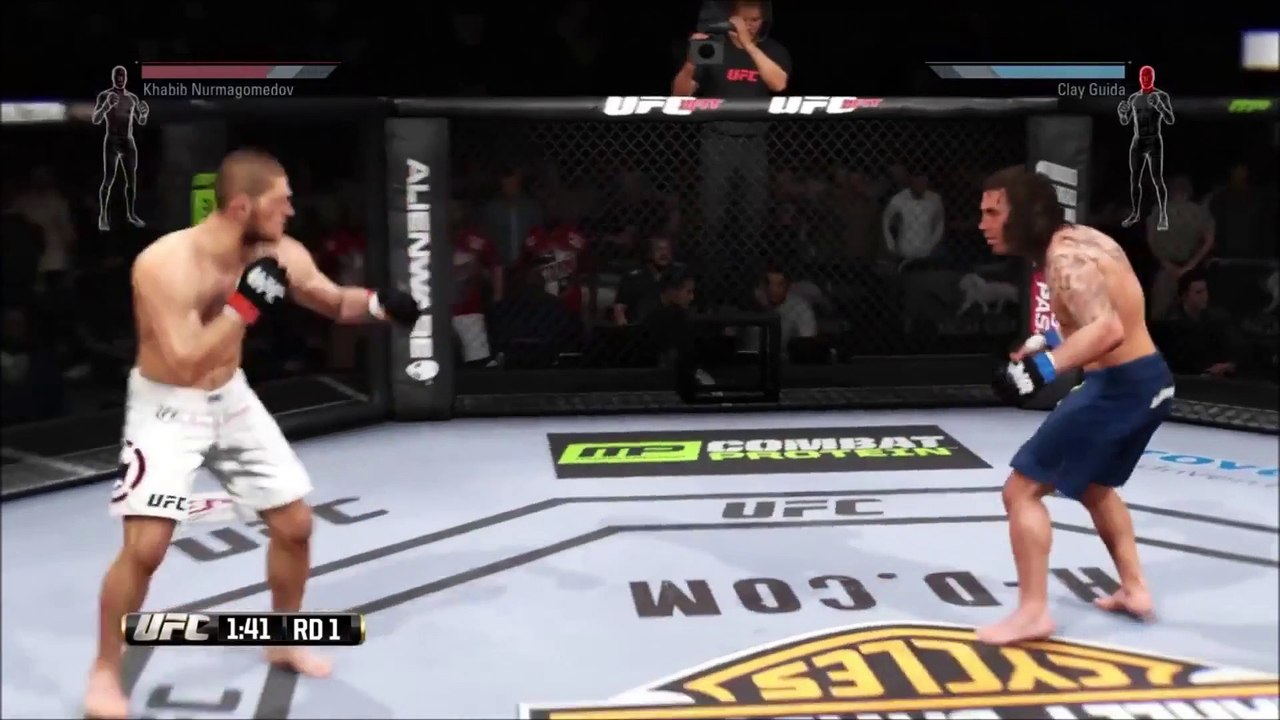 ᴴᴰ Khabib Nurmagomedov vs. Clay Guida Knockout _ EA SPORTS™ UFC® (1080p)