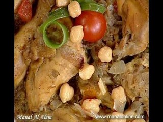 طاجن الدجاج بالحمص - مطبخ منال العالم