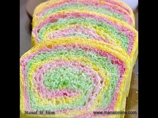 التوست الملون - مطبخ منال العالم