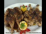 الدجاج المشوي مع الأعشاب - مطبخ منال العالم