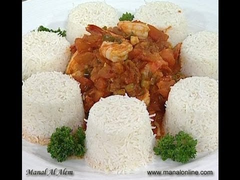 روبيان بصلصة الطماطم - مطبخ منال العالم